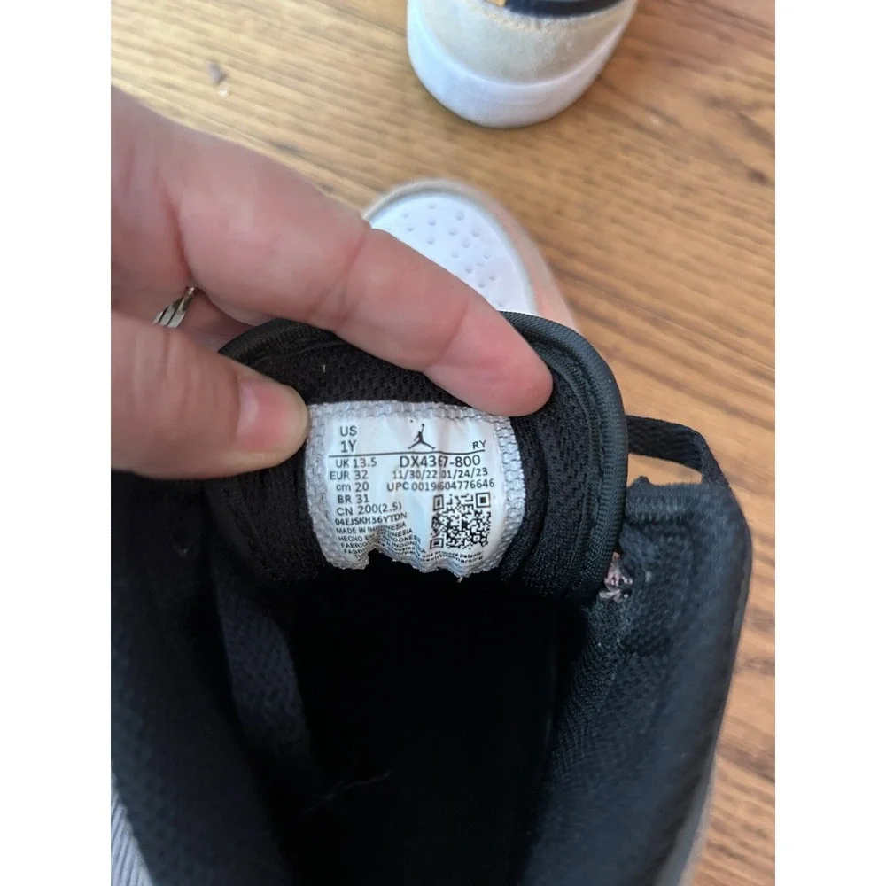 Nike Youth Air‎ Jordan 1 Mid SE GS Shoes Flight Club Yellow Orange DX4365-800 1Y - Picture 8 of 9